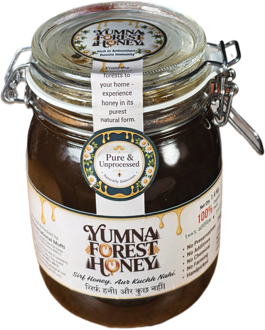 Yumna Forest Honey 1.4 kg IKEA Glass Bottle